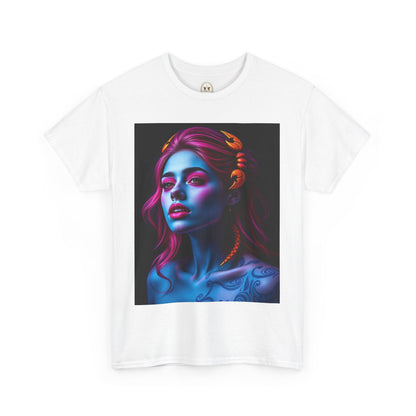 Unisex Heavy Cotton T-Shirt, Scorpio, Zodiac, Sexy Art