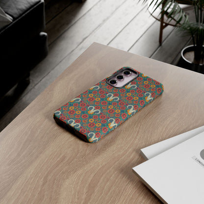 Tough Cases, Aries, Zodiac v3, Flower Pattern