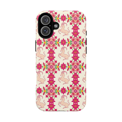 Tough Cases, Capricorn, Zodiac v3, Flower Pattern
