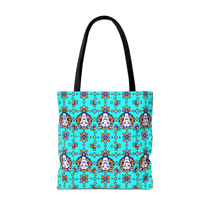 Tote Bag (AOP), Leo, Zodiac v1, Jewel Pattern