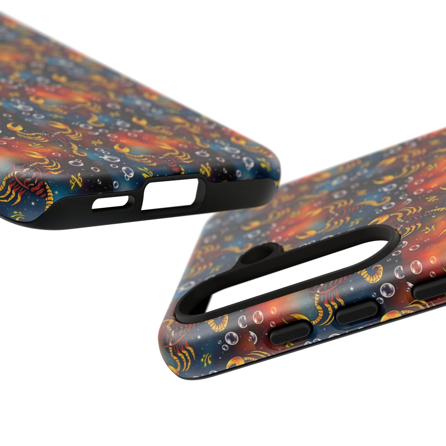 Tough Cases, Scorpio, Zodiac v2, Bubble Pattern