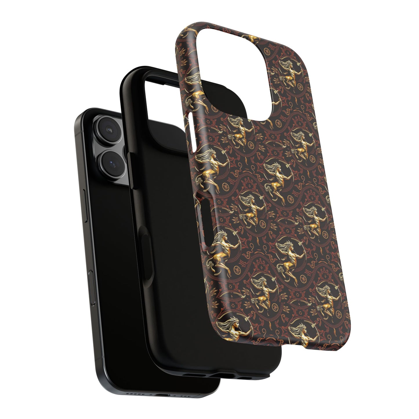 Tough Cases, Sagittarius, Zodiac, Metal Pattern