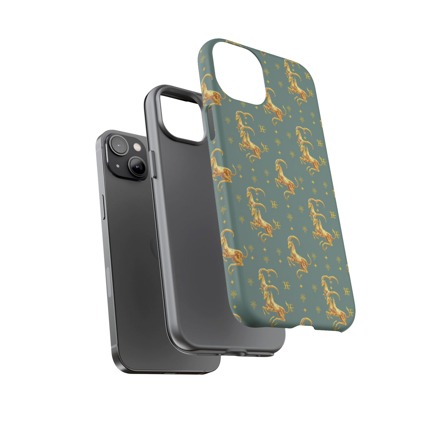 Tough Cases, Capricorn, Zodiac v1, Metal Pattern