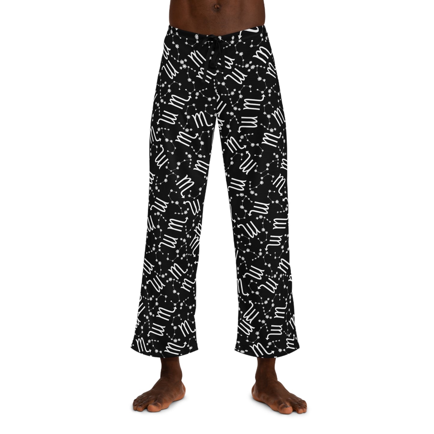 Men's Zodiac Pajama Pants (AOP) Scorpio Zodiac Sign