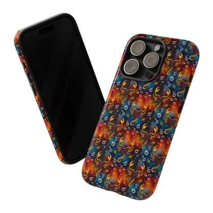 Tough Cases, Scorpio, Zodiac v2, Bubble Pattern