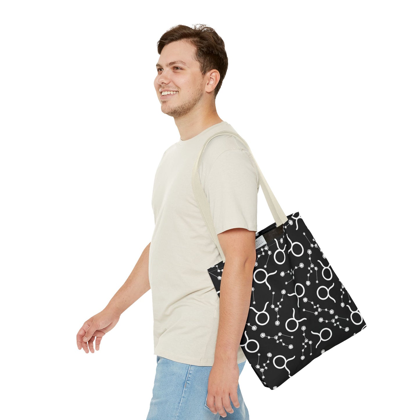 Tote Bag Taurus Zodiac sign AOP