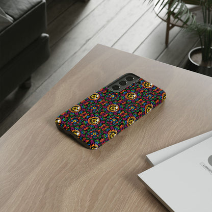 Tough Cases, Capricorn, Zodiac v2, Flower Pattern