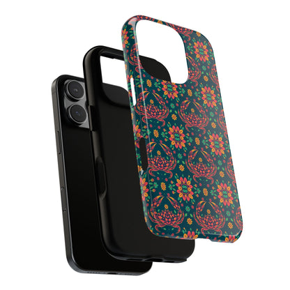 Tough Cases, Cancer, Zodiac v4, Flower Pattern