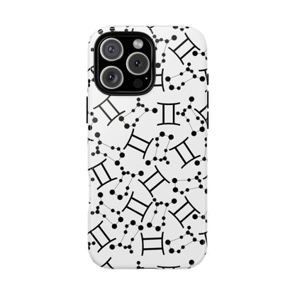 Tough Cases with the Gemini Zodiac sign for iPhone, Samsung Galaxy, and Google Pixel devices