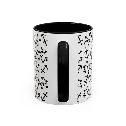 Accent Coffee Mug with the Sagittarius sign (11, 15oz)