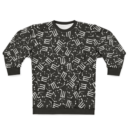 Zodiac AOP Unisex Sweatshirt Scorpio Zodiac Sign