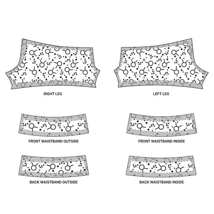 Women's Polyester Yoga Shorts with the Taurus Zodiac sign (AOP)