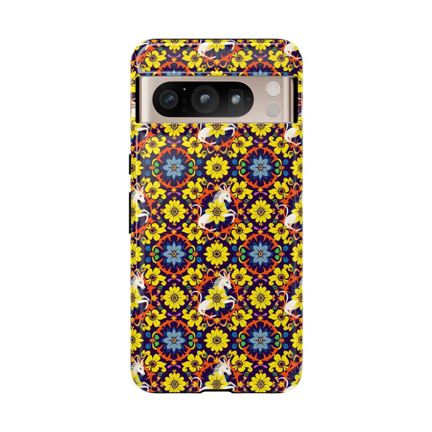 Tough Cases, Aquarius, Zodiac v3, Flower Pattern