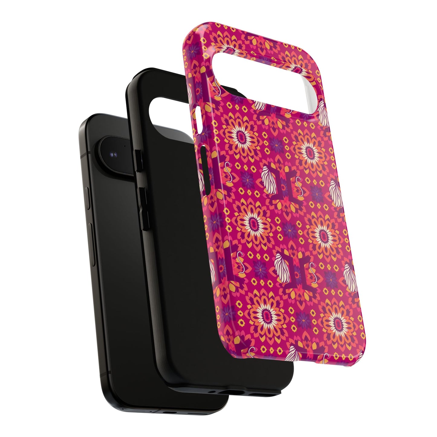 Tough Cases, Gemini, Zodiac v1, Flower Pattern