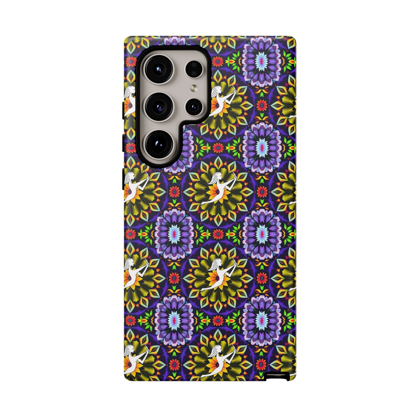 Tough Cases, Sagittarius, Zodiac v1, Flower Pattern