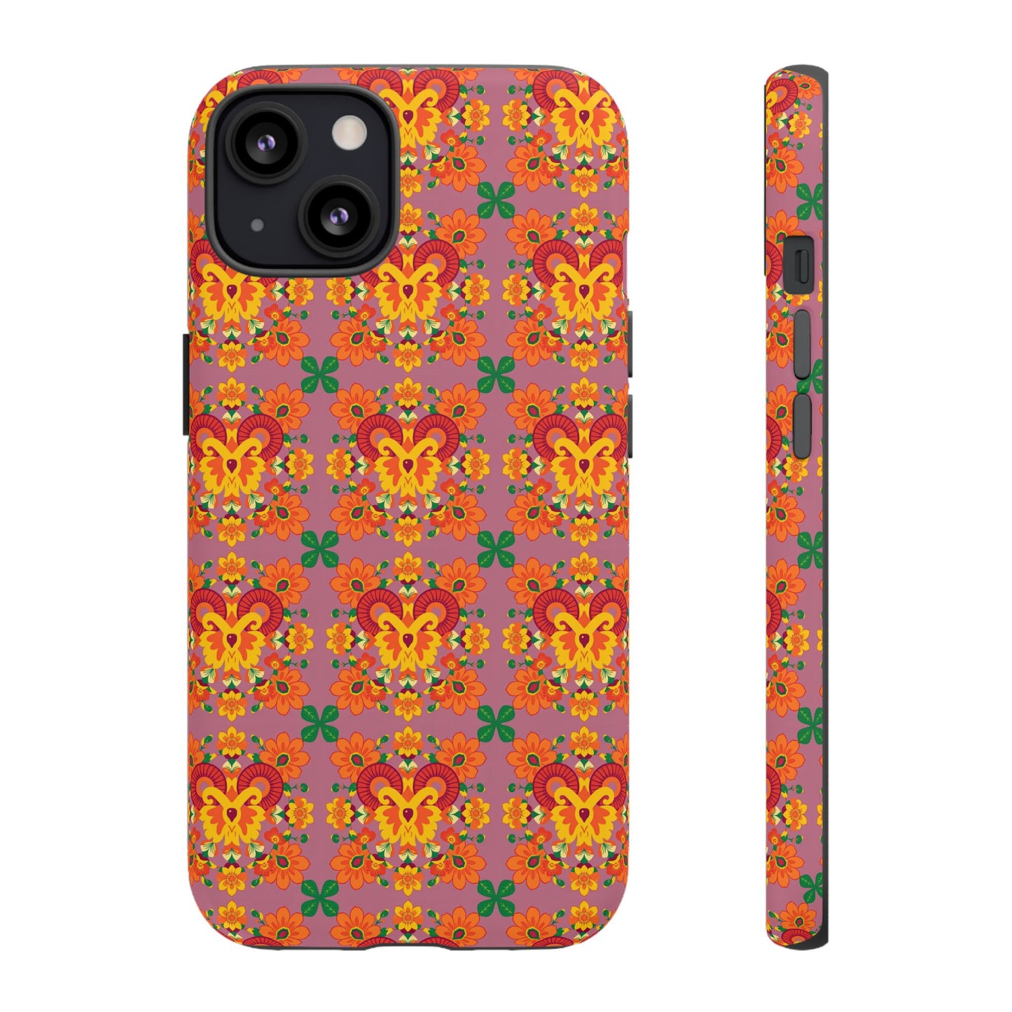 Tough Cases, Aries, Zodiac v1, Flower Pattern