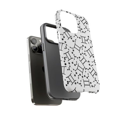 Tough Cases with the Gemini Zodiac sign for iPhone, Samsung Galaxy, and Google Pixel devices