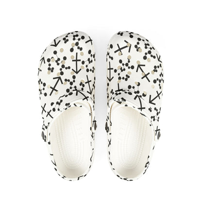 EVA Foam Rubber Shoes (AOP), Material 100% EVA, Sagittarius Zodiac Design