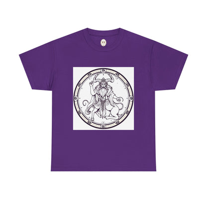 Unisex Heavy Cotton T-Shirt, Bull Centaur, Taurus Zodiac Design