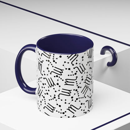 Accent Coffee Mug with the Scorpio sign (11, 15oz)