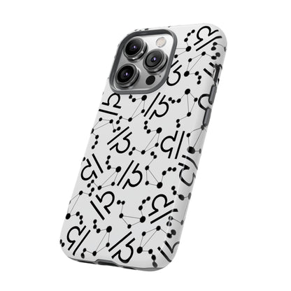 Tough Cases with the Libra Zodiac sign for iPhone, Samsung Galaxy, and Google Pixel devices