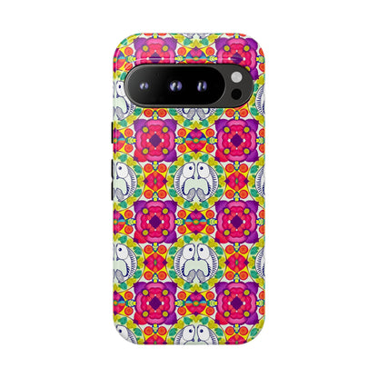 Tough Cases, Pisces, Zodiac v2, Flower Pattern