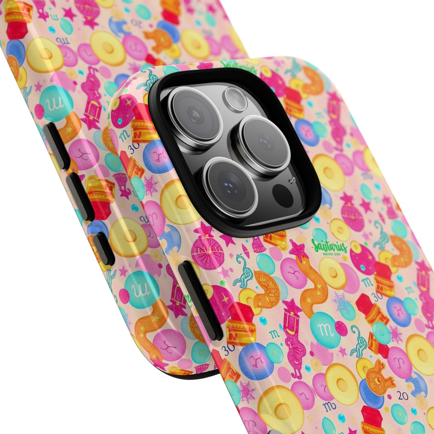 Tough Cases, Sagittarius, Zodiac v2, Bubble Pattern