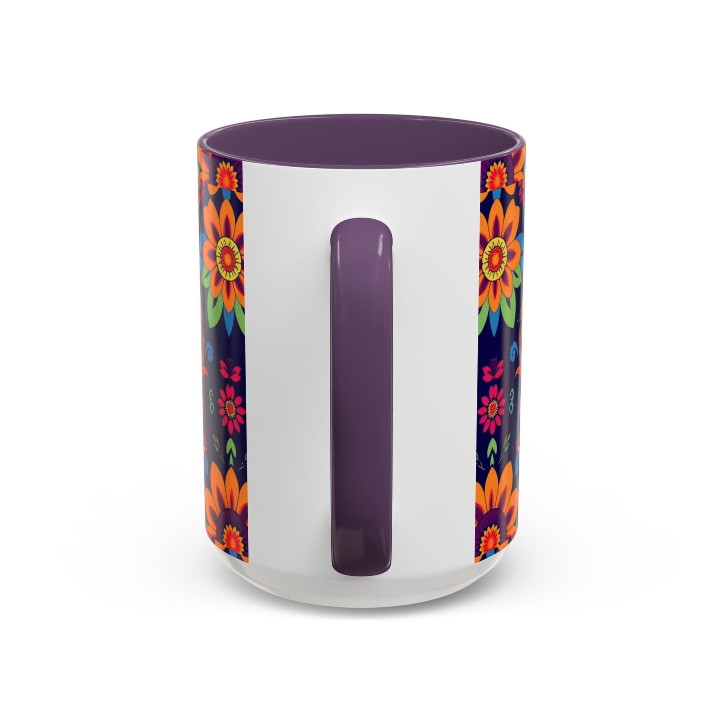 Accent Coffee Mug, Cancer, Zodiac, Flower Pattern, (11, 15oz)