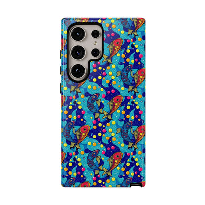 Tough Cases, Pisces, Zodiac v2, Bubble Pattern