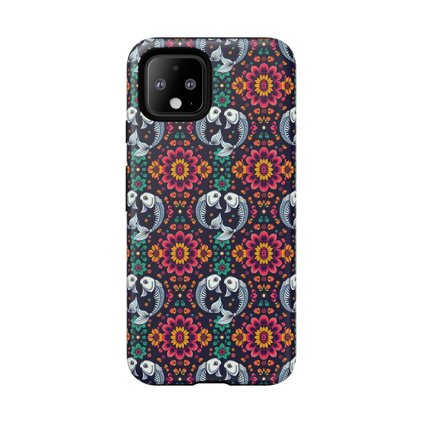 Tough Cases, Pisces, Zodiac v4, Flower Pattern