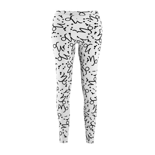 Women's Zodiac Cut & Sew Casual Leggings Capricorn Zodiac sign