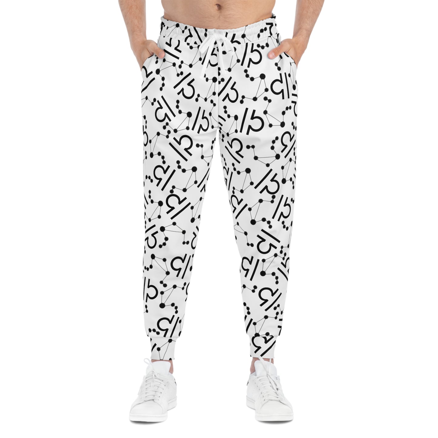 Athletic Joggers Libra Zodiac sign (AOP)