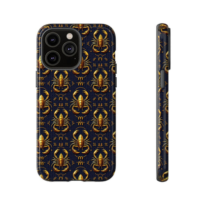 Tough Cases, Scorpio, Zodiac, Metal Pattern