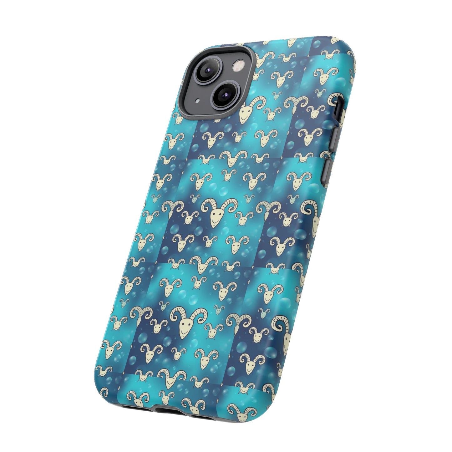 Tough Cases, Aries, Zodiac v1, Bubble Pattern