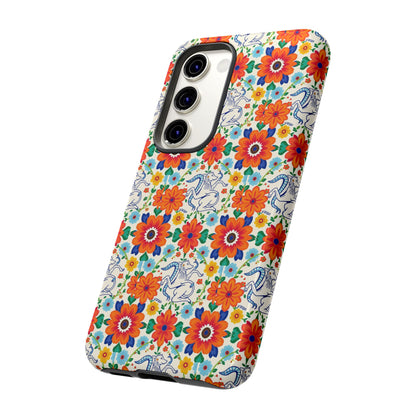 Tough Cases, Virgo, Zodiac v4, Flower Pattern