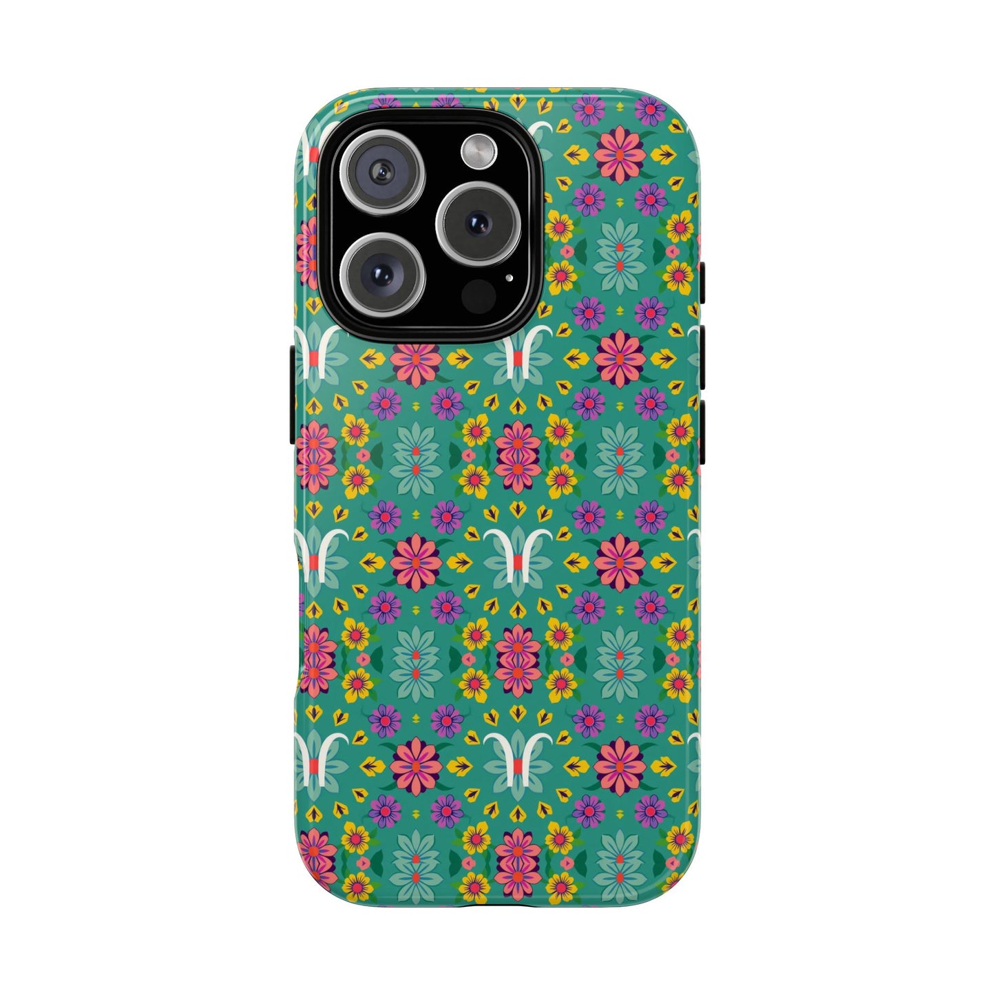 Tough Cases, Aquarius, Zodiac v4, Flower Pattern