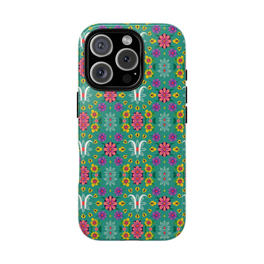 Tough Cases, Aquarius, Zodiac v4, Flower Pattern