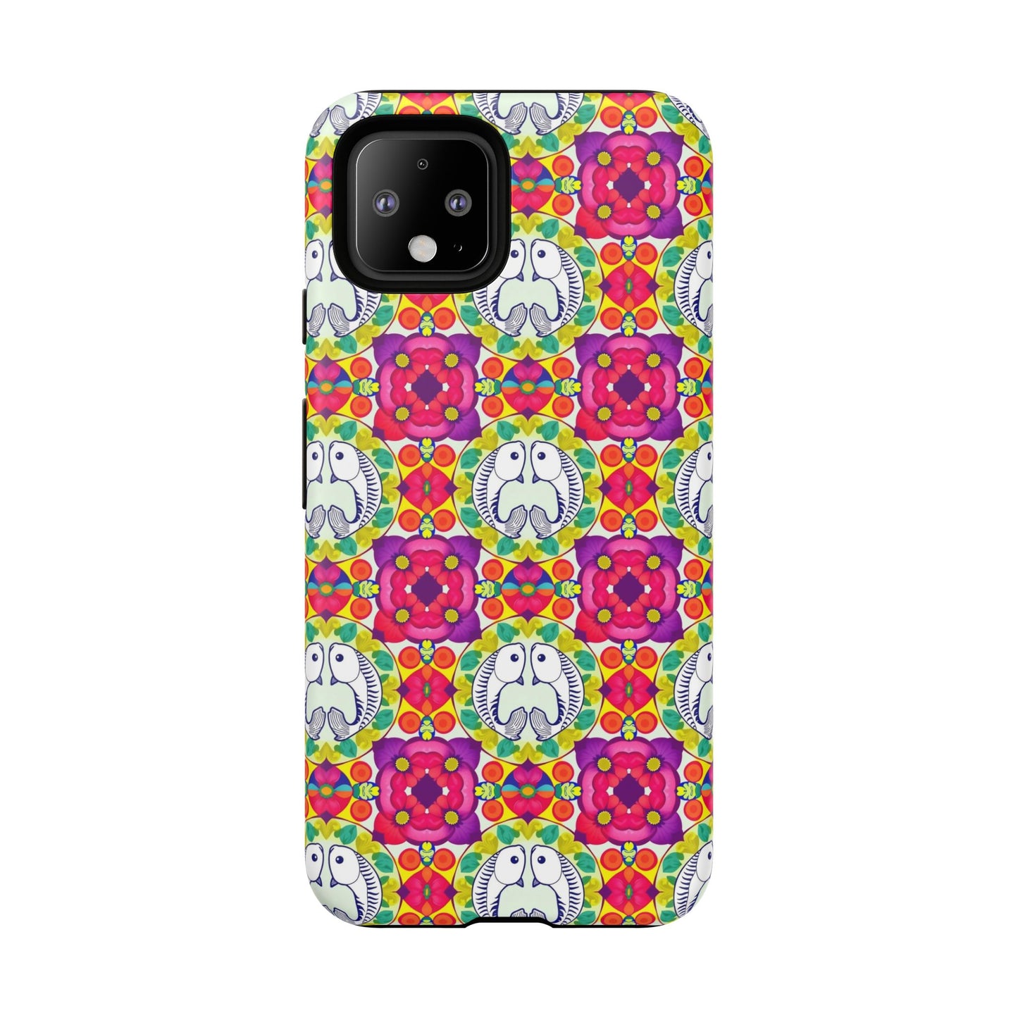 Tough Cases, Pisces, Zodiac v2, Flower Pattern