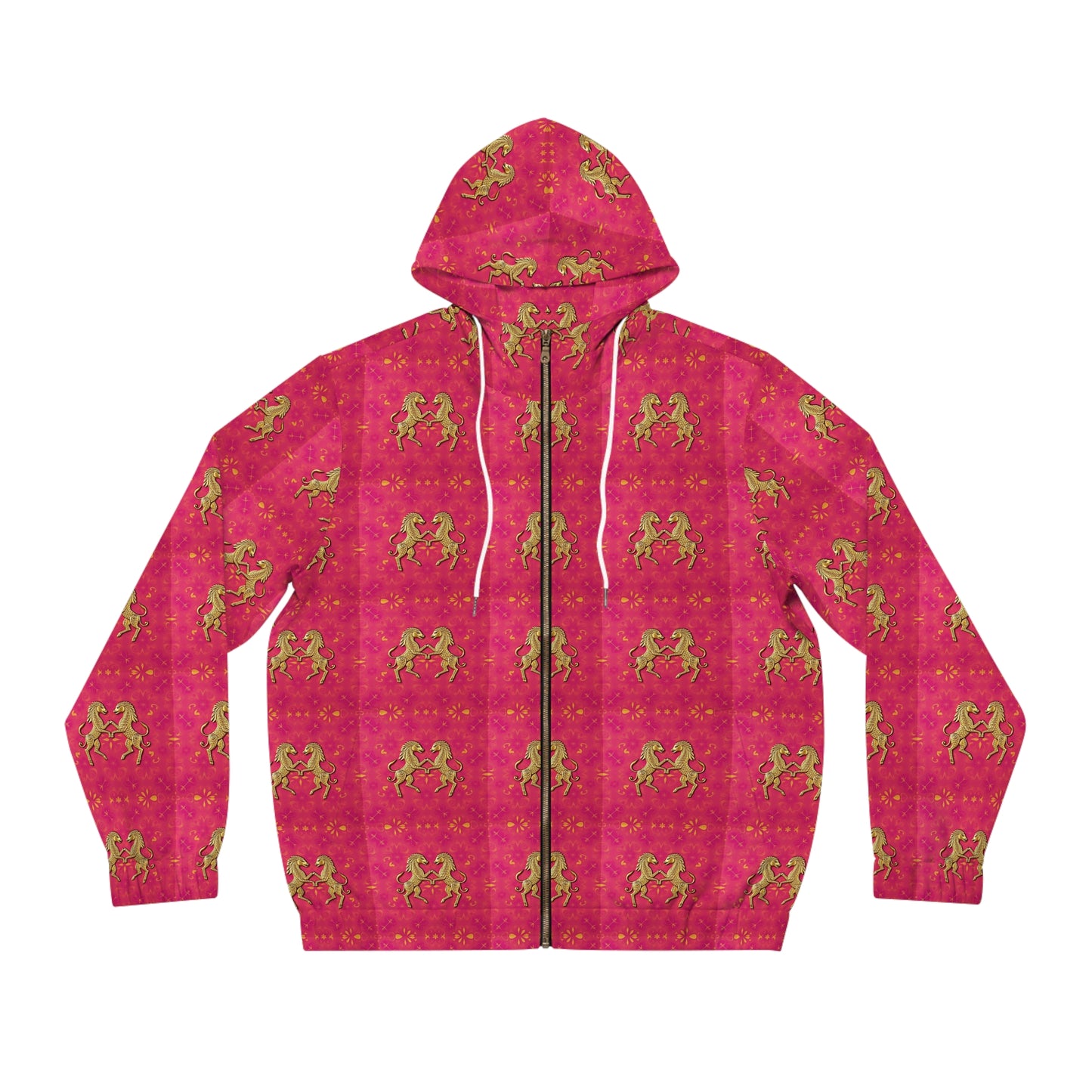 Full-Zip Hoodie (AOP), Gemini, Zodiac v3, Pattern