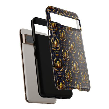 Tough Cases, Scorpio, Zodiac, Metal Pattern