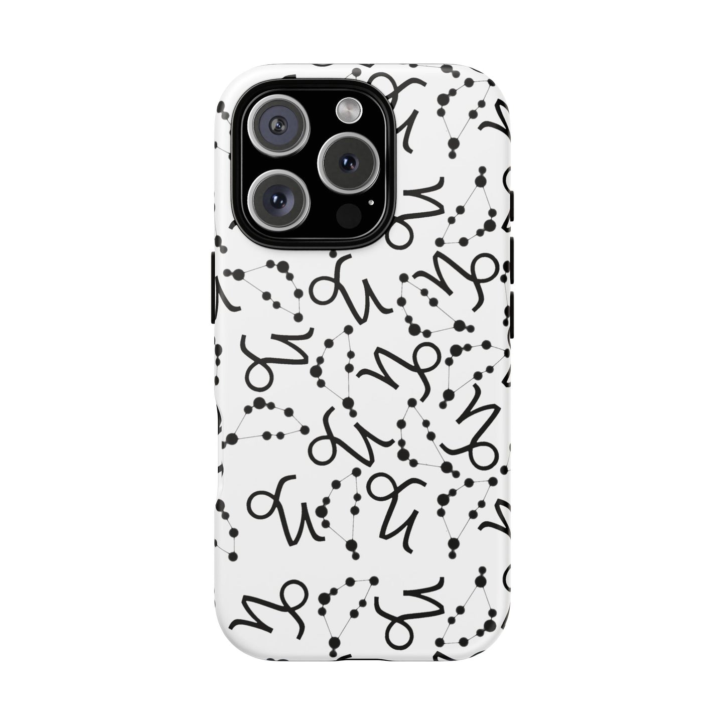 Tough Cases with the Capricorn Zodiac sign for iPhone, Samsung Galaxy, and Google Pixel devices
