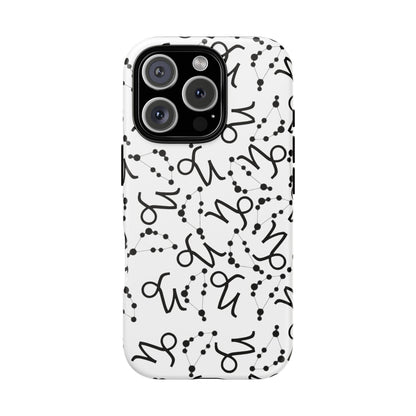 Tough Cases with the Capricorn Zodiac sign for iPhone, Samsung Galaxy, and Google Pixel devices