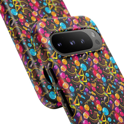 Tough Cases, Sagittarius, Zodiac v1, Bubble Pattern