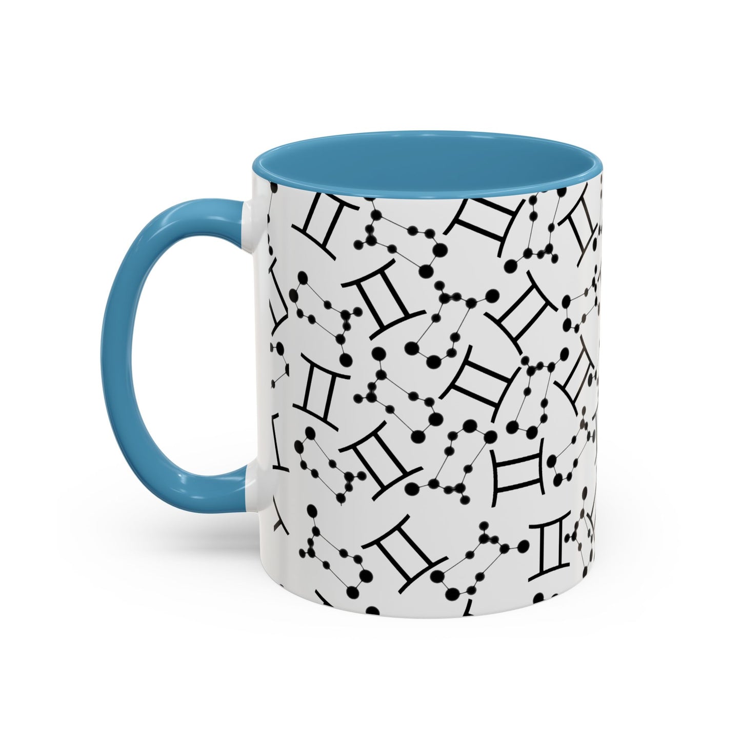 Accent Coffee Mug with the Gemini sign (11, 15oz)