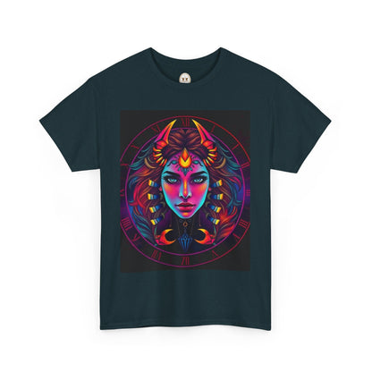Unisex Heavy Cotton T-Shirt, Scorpio, Zodiac v4, Sexy Art
