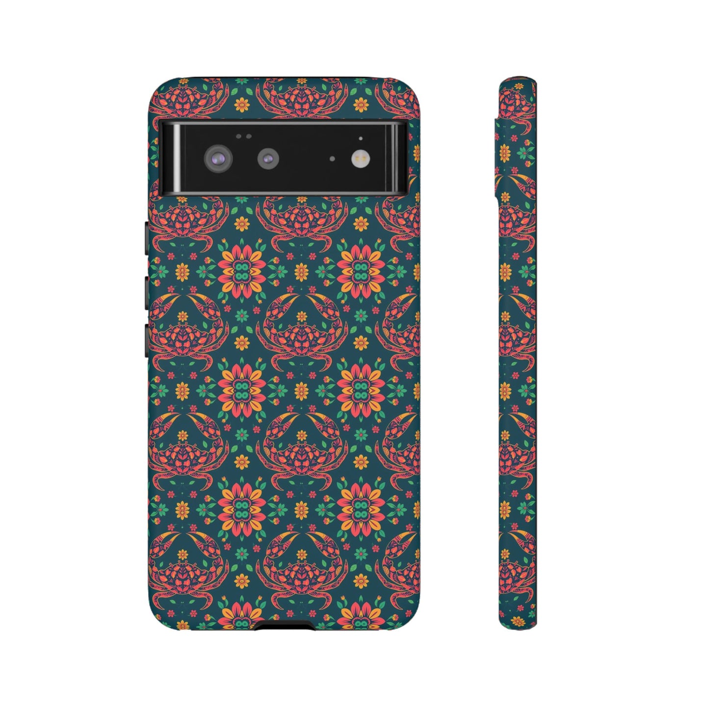 Tough Cases, Cancer, Zodiac v4, Flower Pattern