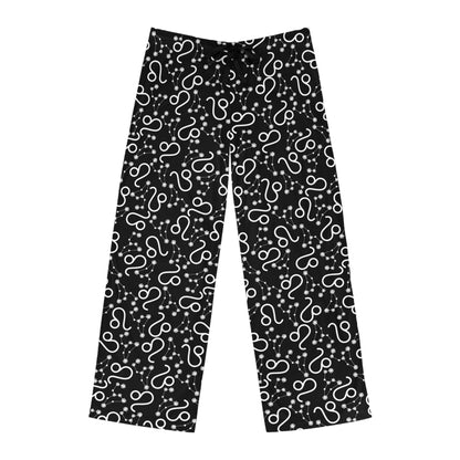 Men's Zodiac Pajama Pants (AOP) Leo Zodiac Sign