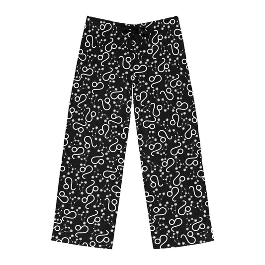 Men's Zodiac Pajama Pants (AOP) Leo Zodiac Sign