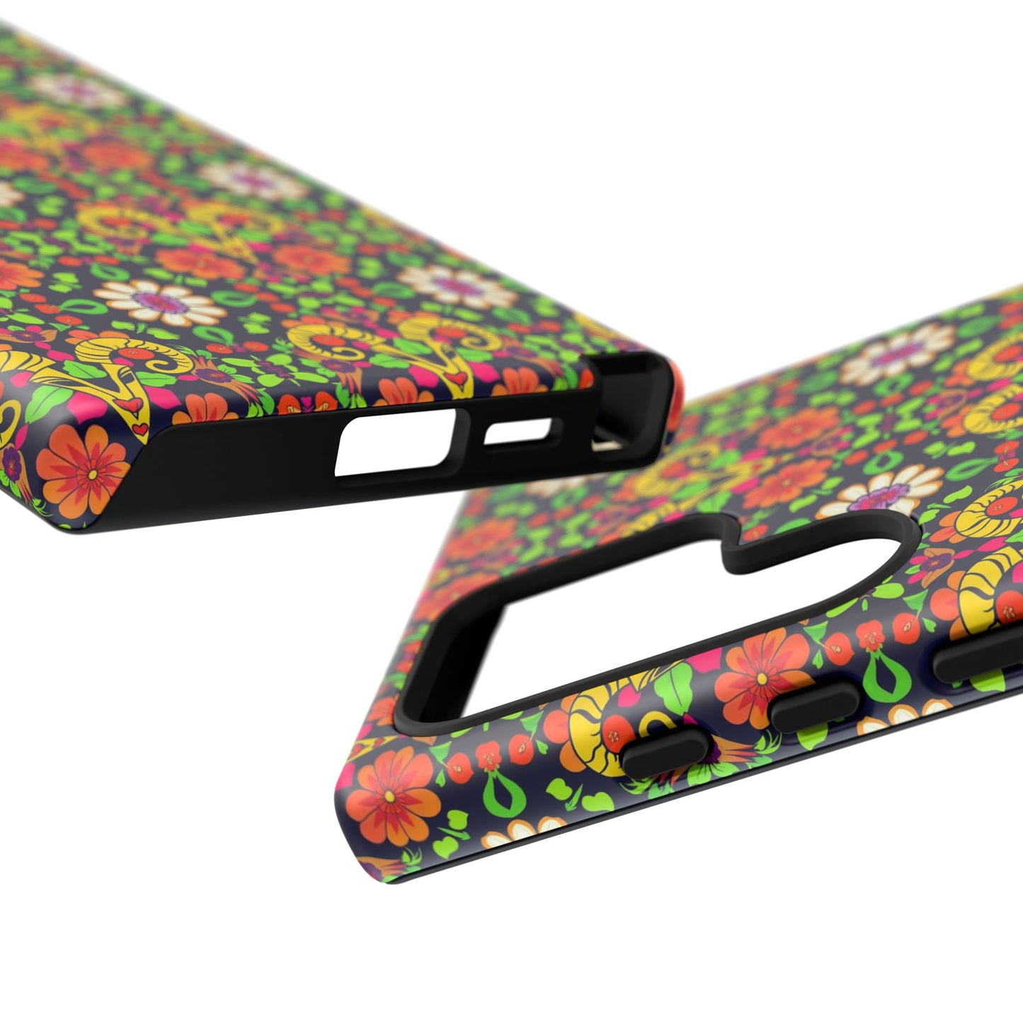 Tough Cases, Aries, Zodiac v4, Flower Pattern