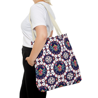 Tote Bag (AOP), Scorpio, Zodiac v1, Jewel Pattern